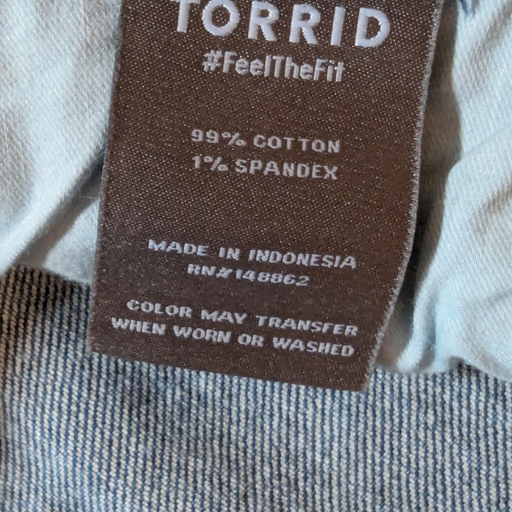 Denim Blue Women's Shorts - Picture 10 of 12